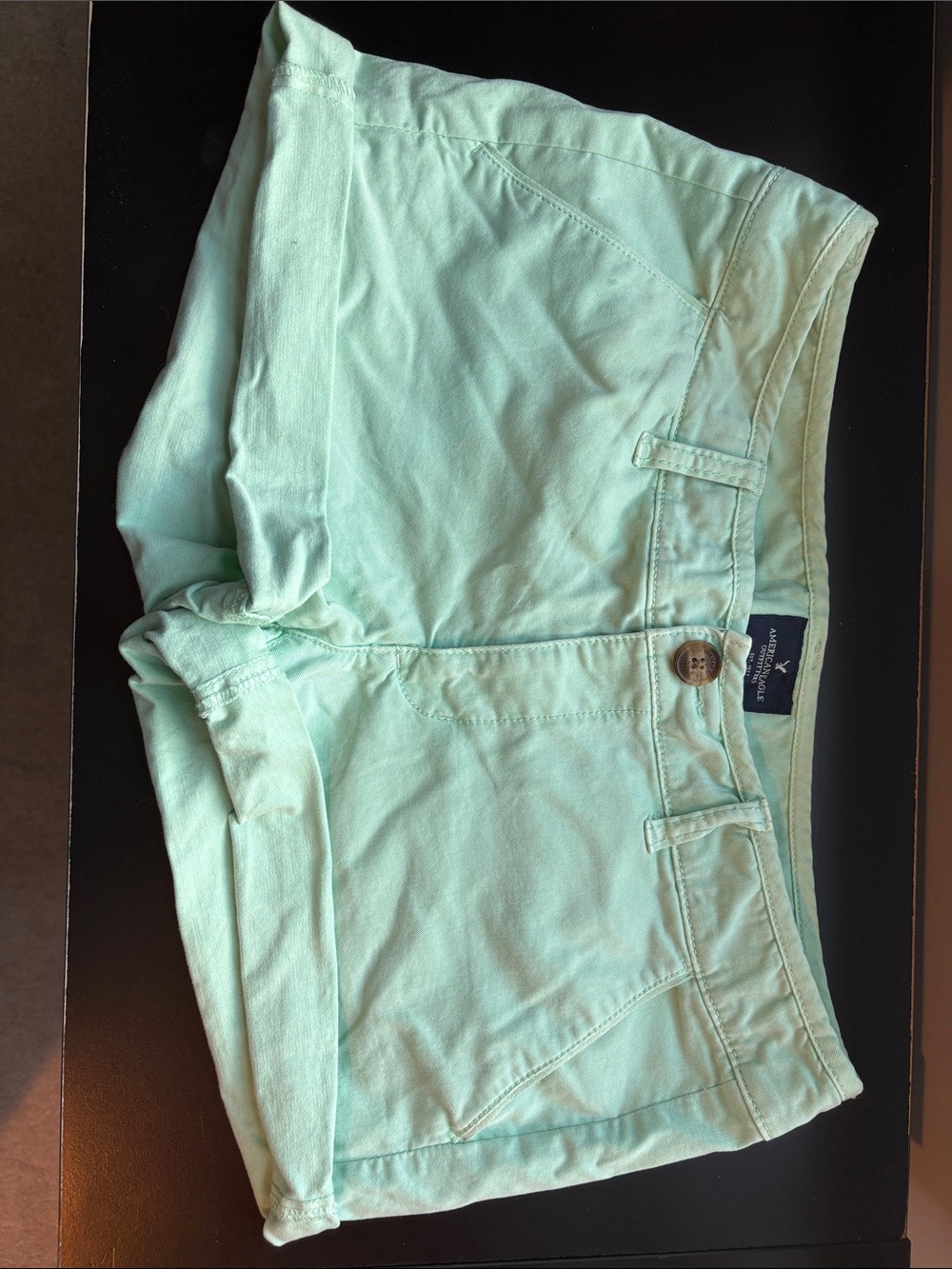 American Eagle Outfitters Mint Green High-Waist Women’s Shorts